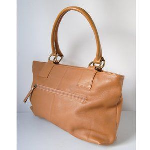 HOBO International Tan Pebbled Leather Tote Bag